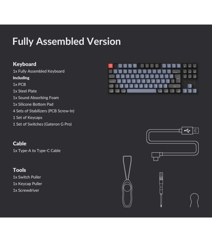 Keychron K8 Pro Brown Switch (CH)