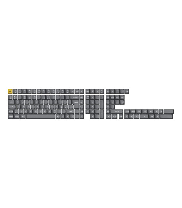 Keychron PBT Dark Grey Full Set Keycaps (CH)