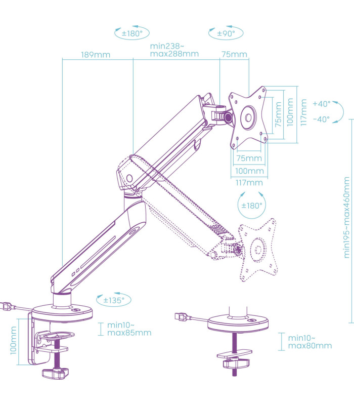 Ultradesk OFFSHOOT Single