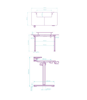 Ultradesk HIGHLANDER Brown