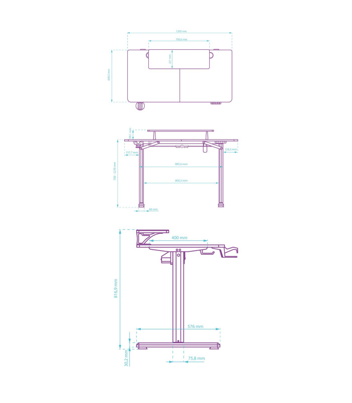 Ultradesk HIGHLANDER White