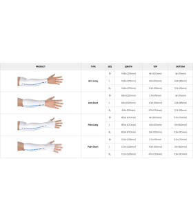Pulsar ES Arm Sleeve Palm Short - Size L (W)