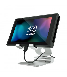 tomtoc Nintendo Switch/Phone Stand, Silver