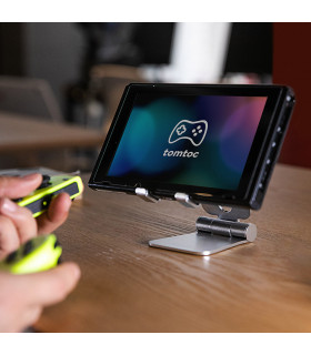 tomtoc Nintendo Switch/Phone Stand, Silver