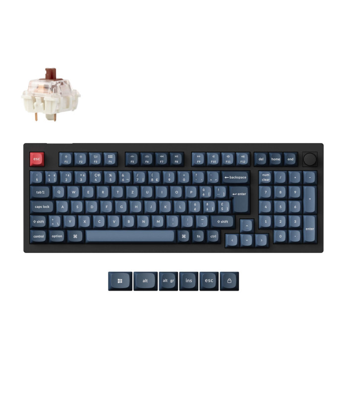 Keychron V5 Max Black Brown Switch (CH) w/Knob