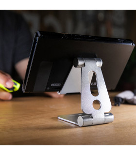 tomtoc Nintendo Switch/Phone Stand, Silver