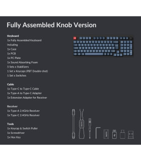 Keychron V5 Max Black Banana Switch (CH) w/Knob