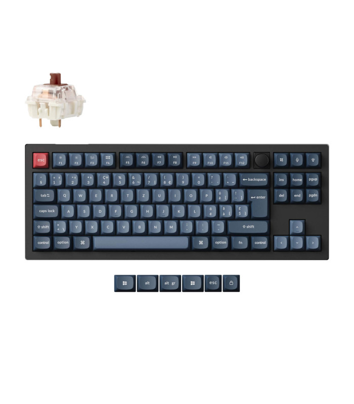 Keychron V3 Max Black Brown Switch (CH) w/Knob