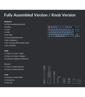 Keychron V3 Max Black Banana Switch (CH) w/Knob