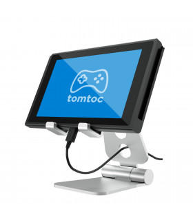 tomtoc Nintendo Switch/Phone Stand, Silver