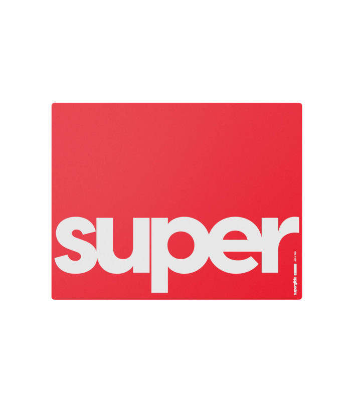 Superglide Glass Mouse Pad L - Red