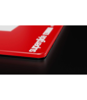 Superglide Glass Mouse Pad L - Red