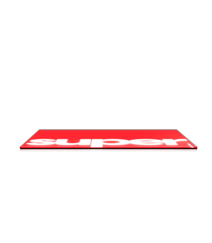 Superglide Glass Mouse Pad L - Red