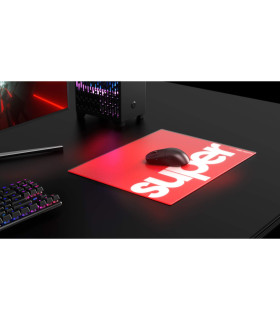 Superglide Glass Mouse Pad L - Red