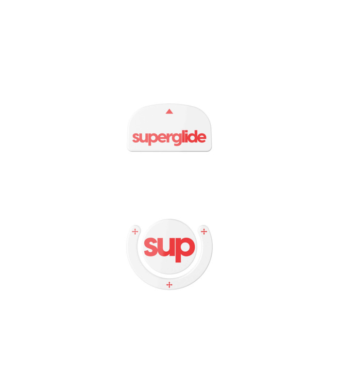Superglide 2 for Logitech GPro Superlight - Wh/Red