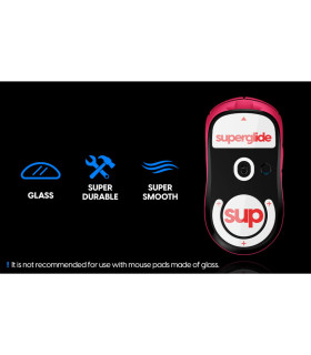Superglide 2 for Logitech GPro Superlight - Wh/Red