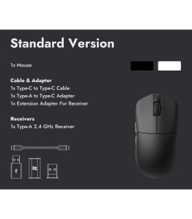 Keychron x Lemokey G1 Wireless Mouse Black