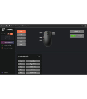 Keychron x Lemokey G1 Wireless Mouse White