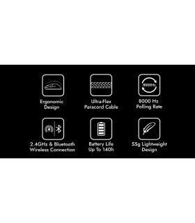 Keychron x Lemokey G1 Wireless Mouse White