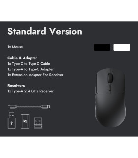 Keychron x Lemokey G2 Wireless Mouse Black