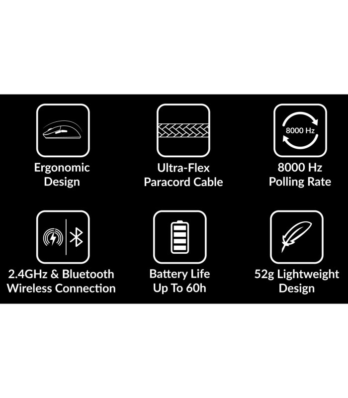 Keychron x Lemokey G2 Wireless Mouse White