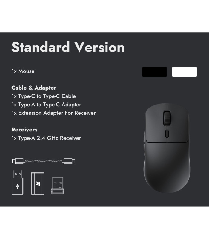 Keychron x Lemokey G2 Wireless Mouse White