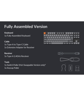 Keychron K1 Max Brown Switch RGB (CH)