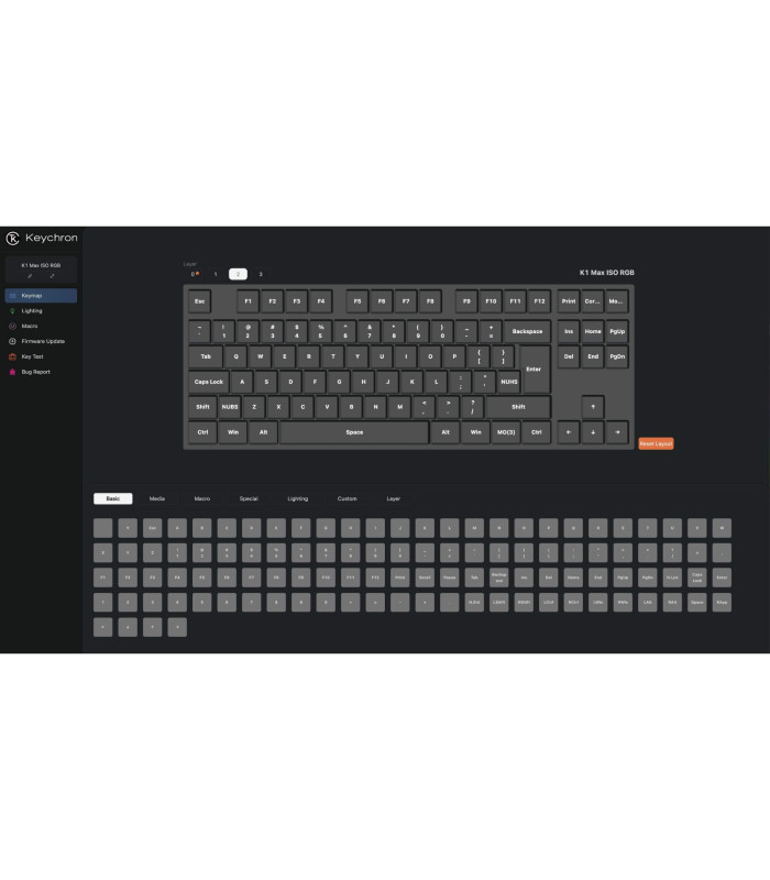 Keychron K1 Max Red Switch RGB (CH)