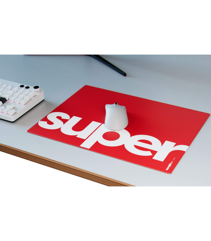 Superglide Glass Mouse Pad v2 L - Red