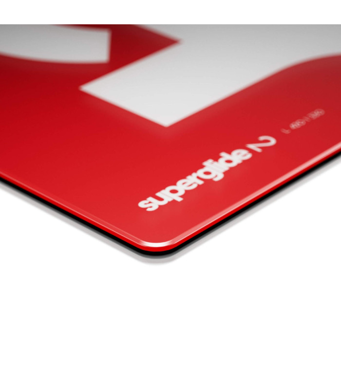 Superglide Glass Mouse Pad v2 L - Red