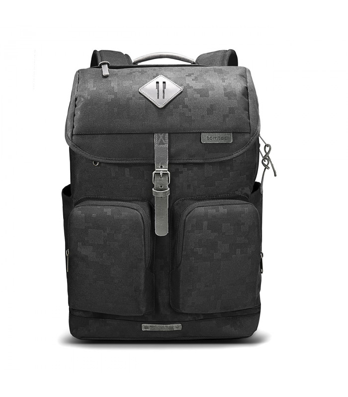 tomtoc A90 (15-15.6") Vintage Backpack, Black