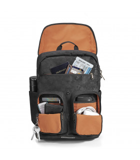 tomtoc A90 (15-15.6") Vintage Backpack, Black