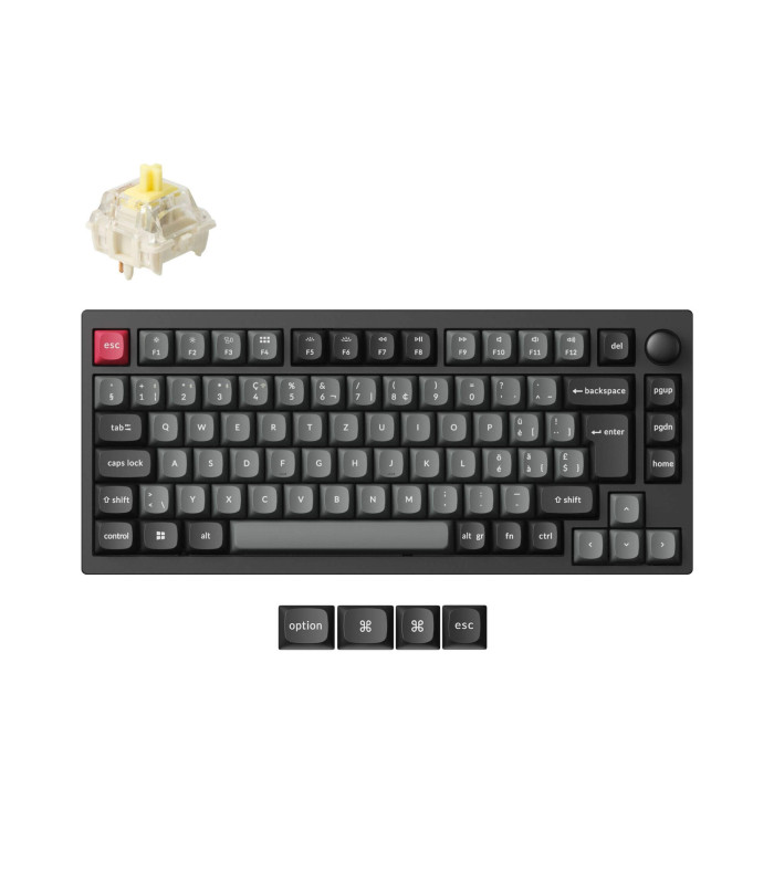 Lemokey P1 Pro QMK Banana Switch (CH) w/Knob