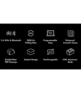 Lemokey P1 Pro QMK Banana Switch (CH) w/Knob