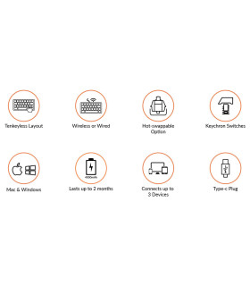 Keychron K8 Hot-Swap Red Switch (US)