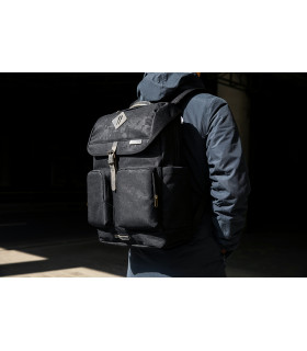 tomtoc A90 (15-15.6") Vintage Backpack, Black