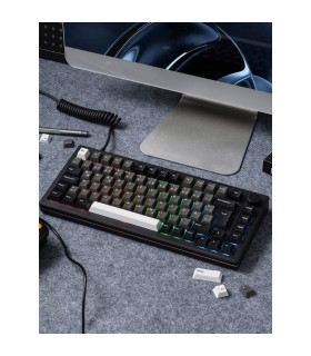 Akko MOD 007B HE Black&Silver ISO Cream Yellow 8K