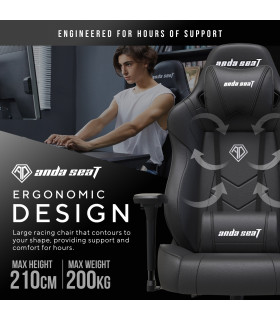 Anda Seat Dark Demon Black