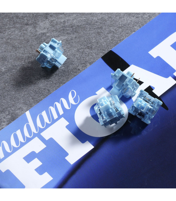 Akko V3 Pro Cream Blue  (Lubed) (45 pcs)