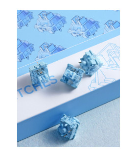 Akko V3 Pro Cream Blue  (Lubed) (45 pcs)