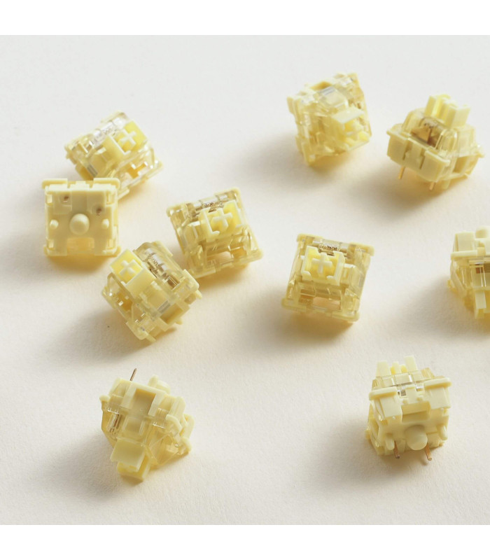 Akko V3 Pro Cream Yellow  (Lubed) (45 pcs)