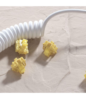 Akko V3 Pro Cream Yellow  (Lubed) (45 pcs)