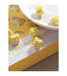 Akko V3 Pro Cream Yellow  (Lubed) (45 pcs)