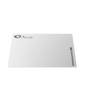 Akko Frosted Glass Mouse Pad White