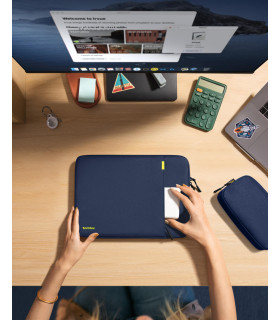 Defender-A13 (14") Laptop Sleeve Kit, Navy Blue