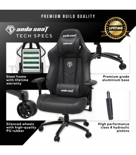 Anda Seat Dark Demon Black