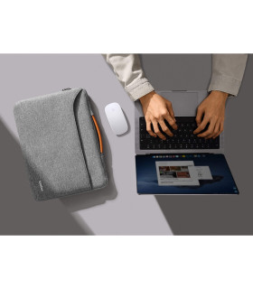 Defender-A22 (14") Laptop Briefcase, Grey