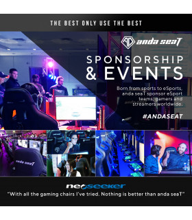 Anda Seat Dark Demon Black