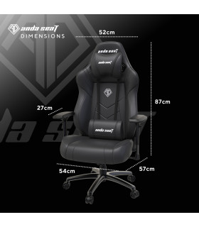 Anda Seat Dark Demon Black