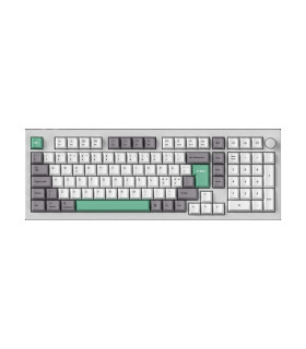 PBT Gray White Mint Full Set Keycaps (CH) Cherry